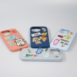 Autocollant sticker pour téléphone/tablette/ordinateur brodé en 3D - Colorful bycicle