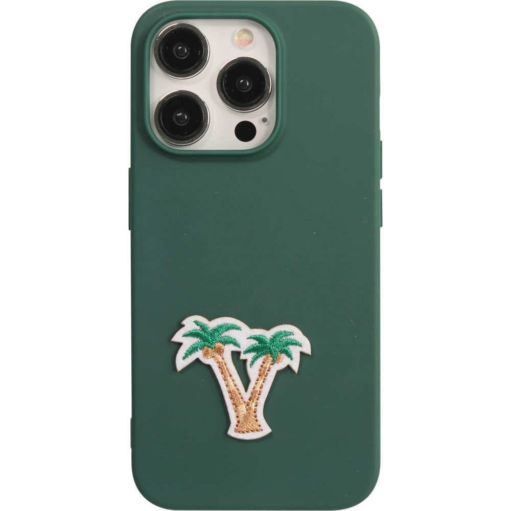 Autocollant sticker pour téléphone/tablette/ordinateur brodé en 3D - Double Palmtrees