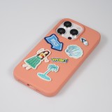 Autocollant sticker pour téléphone/tablette/ordinateur brodé en 3D - Pink accessory