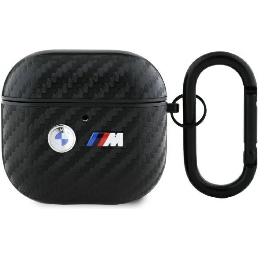 Coque AirPods 4 - BMW M Carbon - Noir