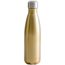 Isotherme Feldflasche aus Metall - Gold