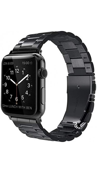 Bracelet à maillons en acier - Noir - Apple Watch 42mm / 44mm / 45mm