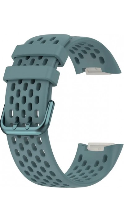 Silikonarmband Fitbit Charge 5 / 6 SPORTY - Universalgrösse - Hellblau