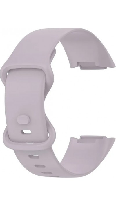 Silikonarmband Fitbit Charge 5 / 6 - Grösse L - Lavender - Fitbit Charge 5 / 6