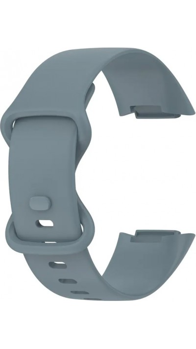 Silikonarmband Fitbit Charge 5 / 6 - Grösse S - Blasses Blau - Fitbit Charge 5 / 6