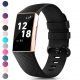 Bracelet sportif en silicone - Taille S - Blanc - Fitbit Charge 3 / 4