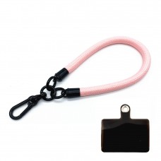 Bracelet universel attache pour coque/fourre téléphone - Rose