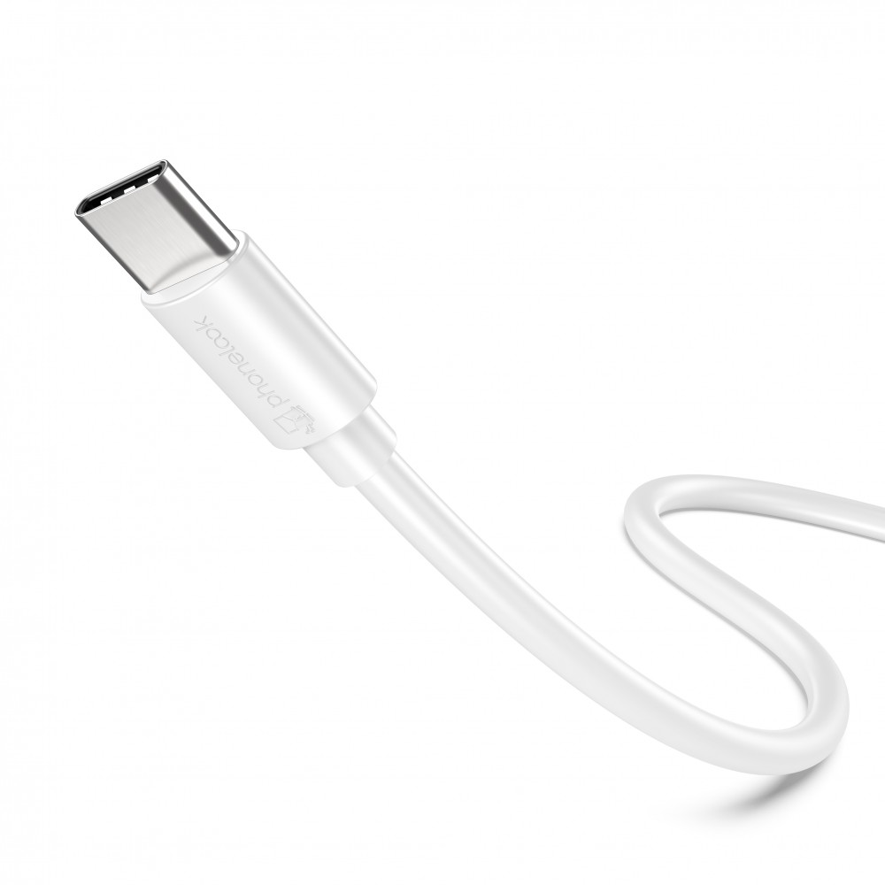 USB-A auf USB-C Ladekabel (1 m) - PhoneLook - Weiss