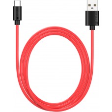 Ladekabel (1 m) USB-C auf USB-A - PhoneLook schwarz/rot