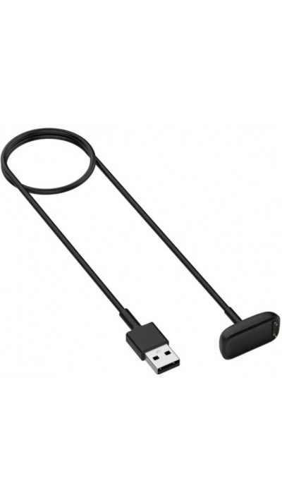 1 Meter Ladekabel Ladegerät USB für Fitbit Charge 5 / 6 / 6 - Schwarz