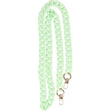 Collier universel attache pour coque/fourre téléphone chaine colorée - Vert clair