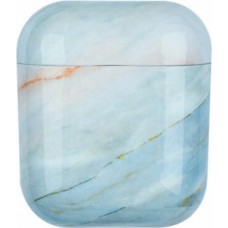 Hülle AirPods 1 / 2 - Marble - Hellblau