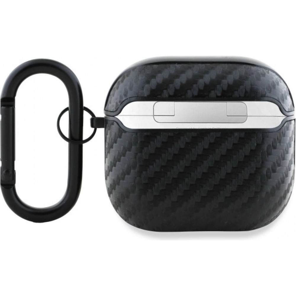 Coque AirPods 4 - BMW M Carbon - Noir