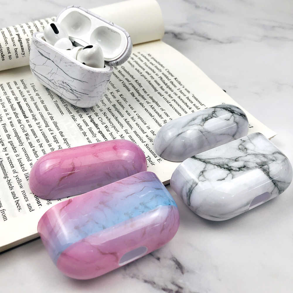 Hülle AirPods Pro - Marble weiss A