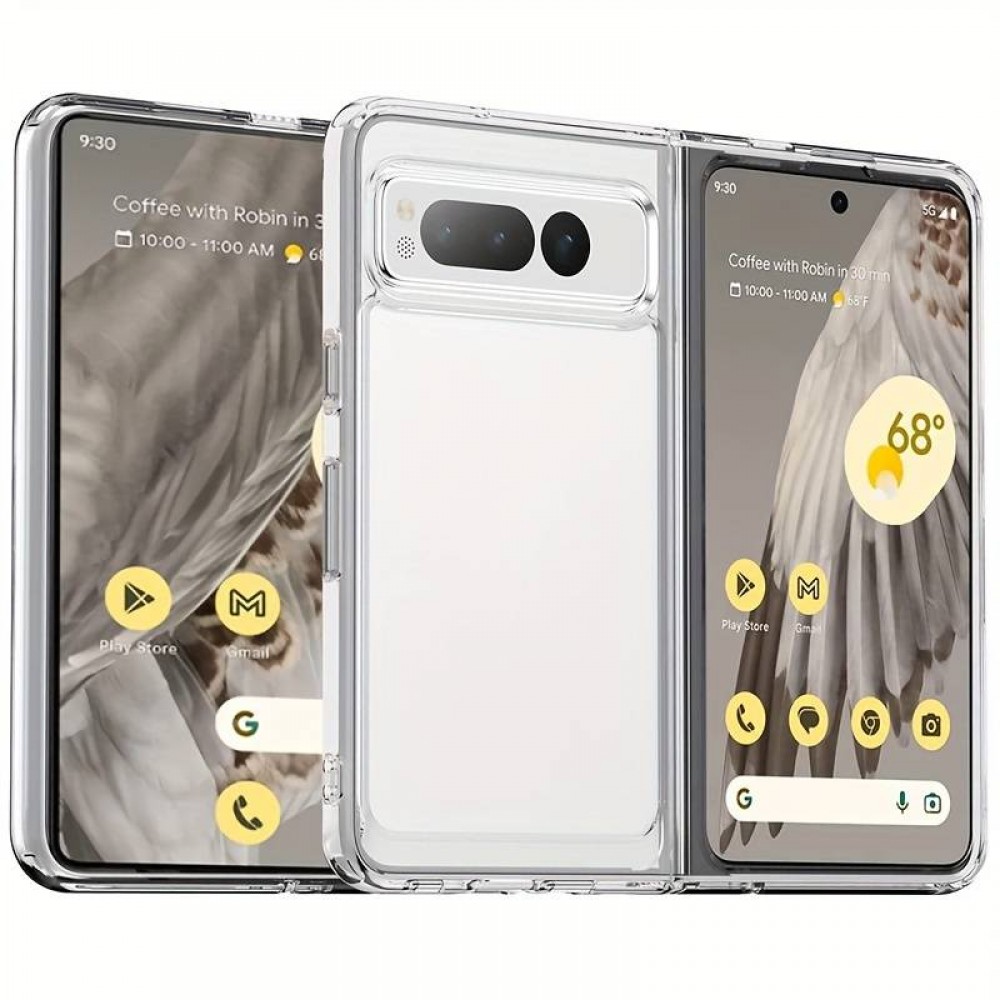 Coque Google Pixel Fold - Gel transparent Silicone Super Clear flexible