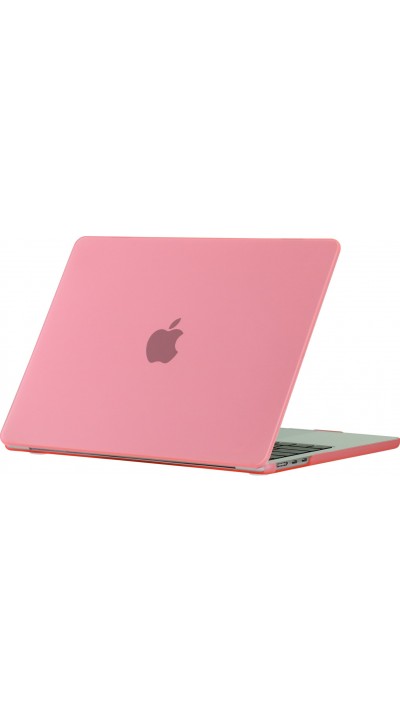 MacBook Pro 16" (2021, 2023) Case Hülle - Hardshell Schutzhülle Ultra-dünn zweiteilig semi-transparent - Rosa