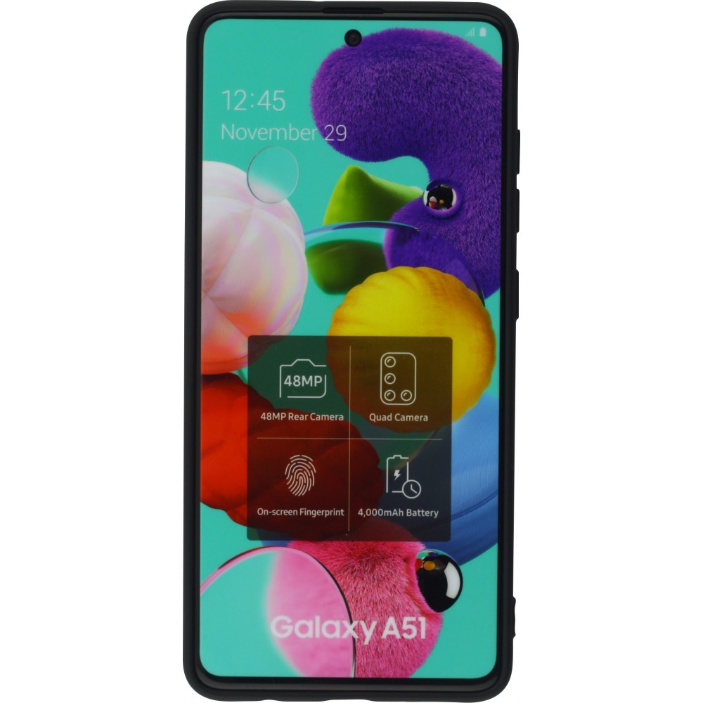 Hülle Samsung Galaxy A51 - Soft Touch - Schwarz