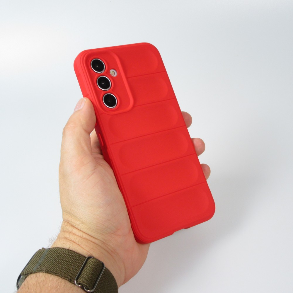 Galaxy A54 5G Case Hülle - Robustes Silikon mit Doppelter Schutzschicht - Rot