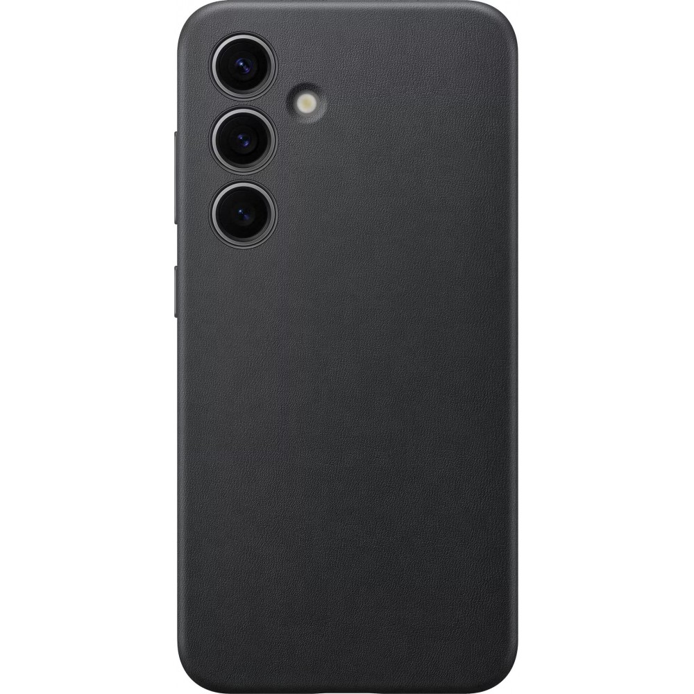 Samsung Galaxy S24 Case Hülle - Offizielle Samsung aus veganem Leder - Schwarz