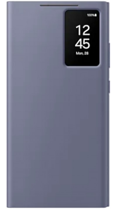 Galaxy S24 Ultra Case Hülle - Smart View Wallet Case - Violett