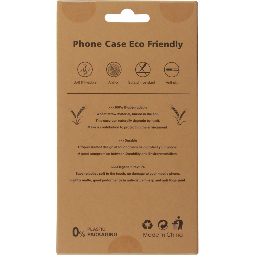 Hülle iPhone 11 - Bioka Biologisch Abbaubar Eco-Friendly Kompostierbar - Gelb