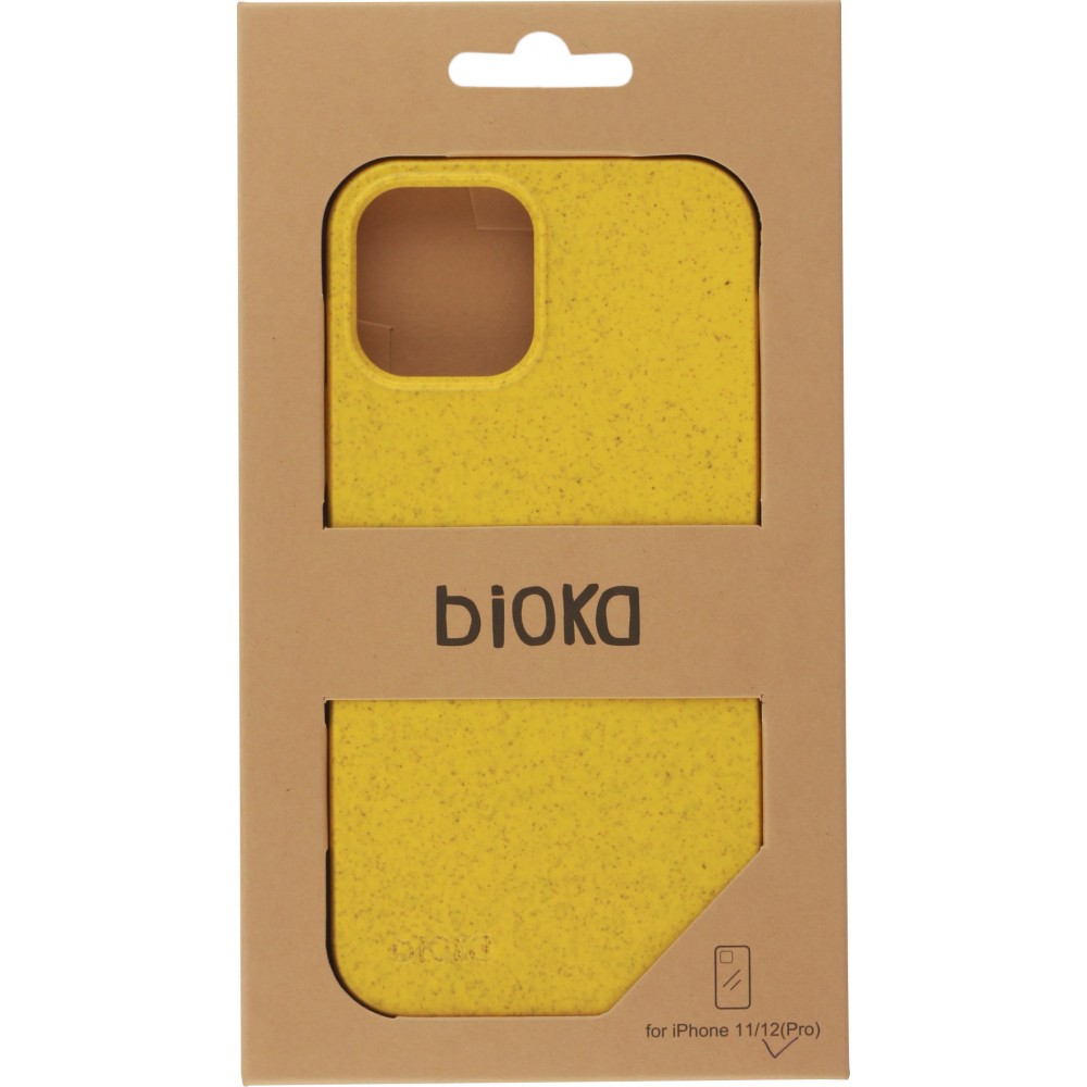 Hülle iPhone 11 - Bioka Biologisch Abbaubar Eco-Friendly Kompostierbar - Gelb