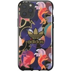 iPhone 11 Pro Case Hülle - Adidas starres Gel japanisch inspiriertes Design mit goldenem Logo - Multicolor