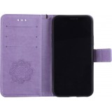 Hülle iPhone 11 Pro Max - Flip Dreamcatcher - Violett