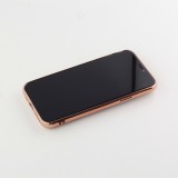 Hülle iPhone 11 Pro - Gummi Bronze mit Ring grau grün