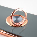 Hülle iPhone 11 Pro - Gummi Bronze mit Ring grau grün