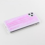 Hülle iPhone 11 Pro Max - Gummi chirurgische Maske - Rosa