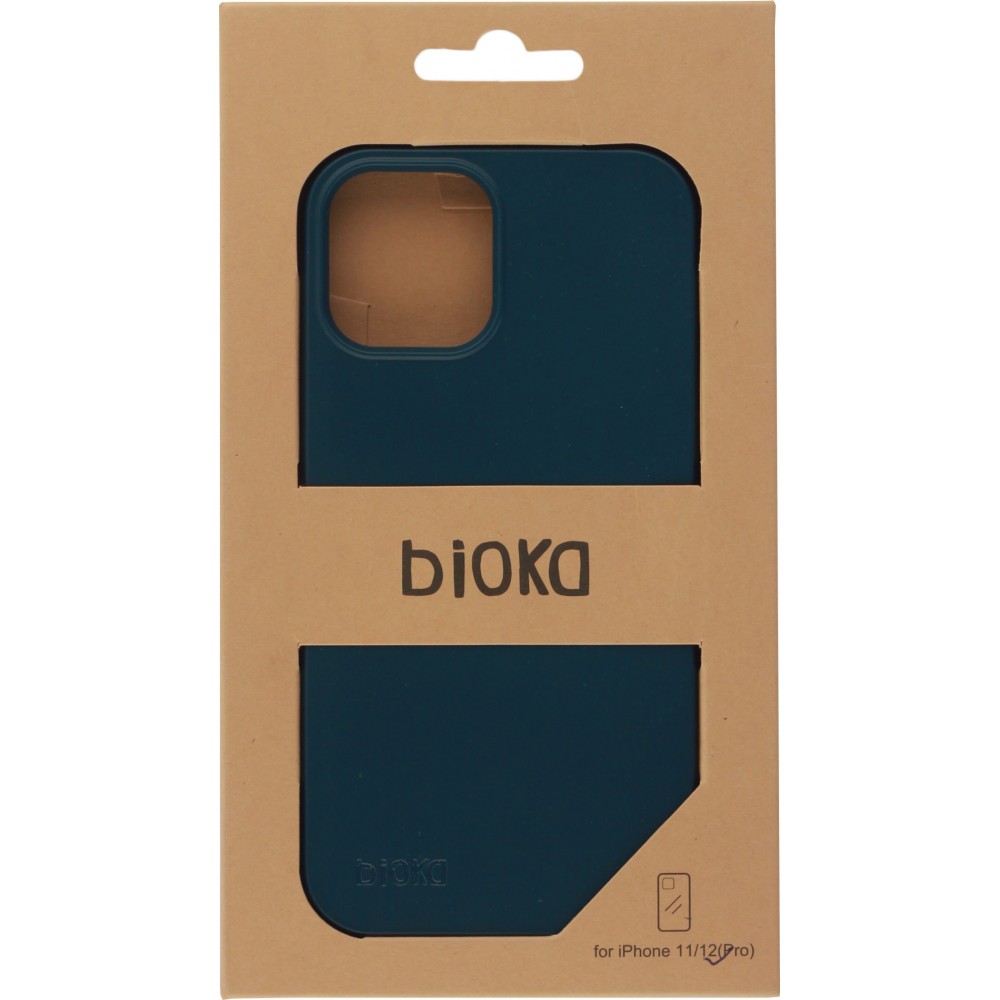 Hülle iPhone 11 Pro Max - Bioka Biologisch Abbaubar Eco-Friendly Kompostierbar blau