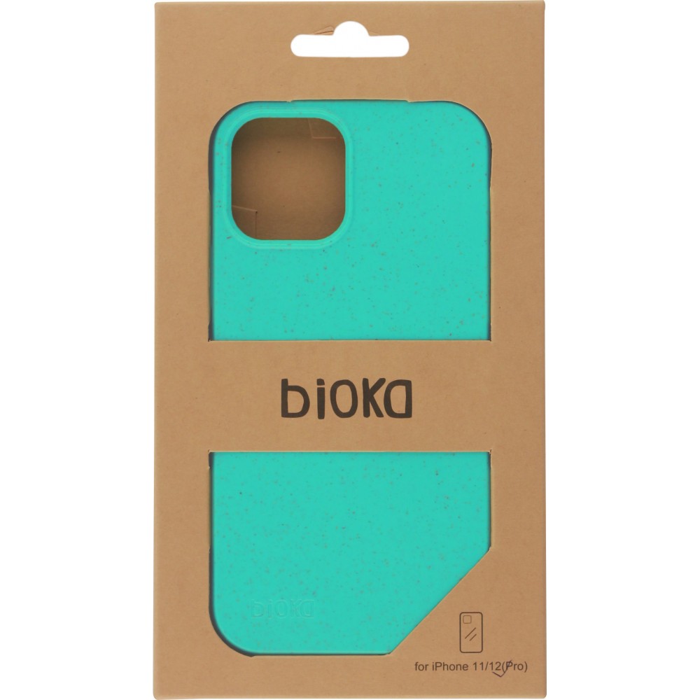 Hülle iPhone 11 Pro Max - Bioka Biologisch Abbaubar Eco-Friendly Kompostierbar - Türkis