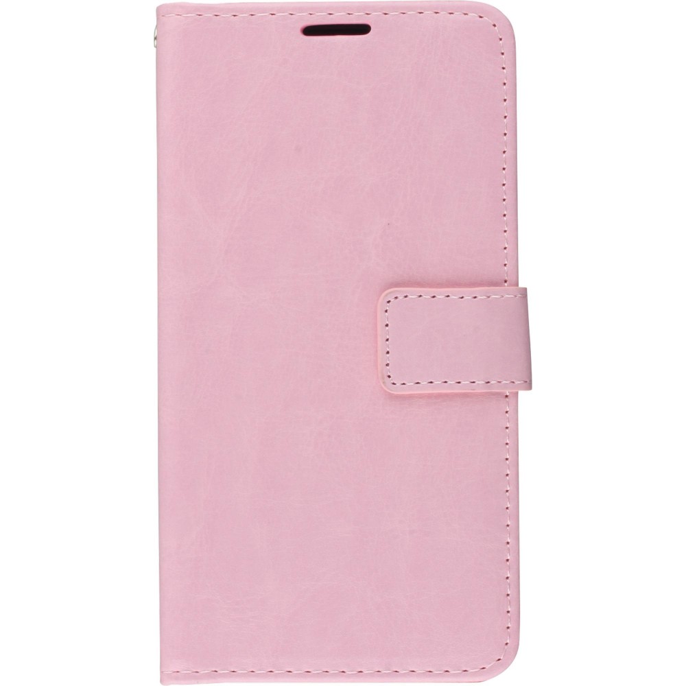 Hülle Samsung Galaxy S23 - Premium Flip Leder Tasche - Hellrosa