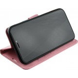 Hülle iPhone 16 Pro Max - Premium Flip Leder Tasche - Hellrosa