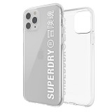 iPhone 11 Pro Case Hülle - Superdry Clear Case transparent mit Logoaufdruck