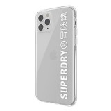 iPhone 11 Pro Case Hülle - Superdry Clear Case transparent mit Logoaufdruck