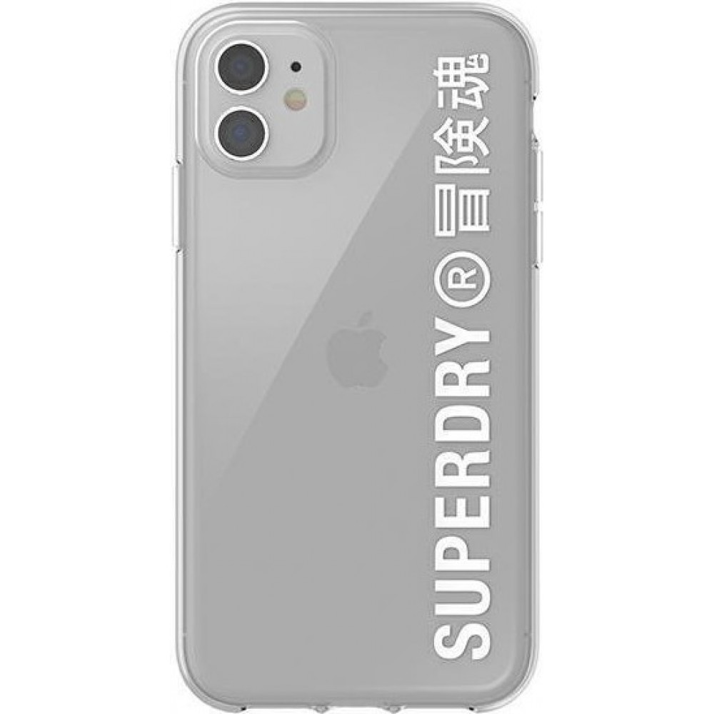 iPhone 11 Case Hülle - Superdry Clear Case transparent mit Logoaufdruck