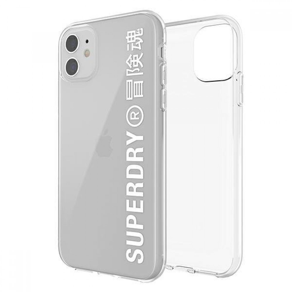 iPhone 11 Case Hülle - Superdry Clear Case transparent mit Logoaufdruck