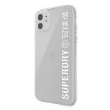 iPhone 11 Case Hülle - Superdry Clear Case transparent mit Logoaufdruck