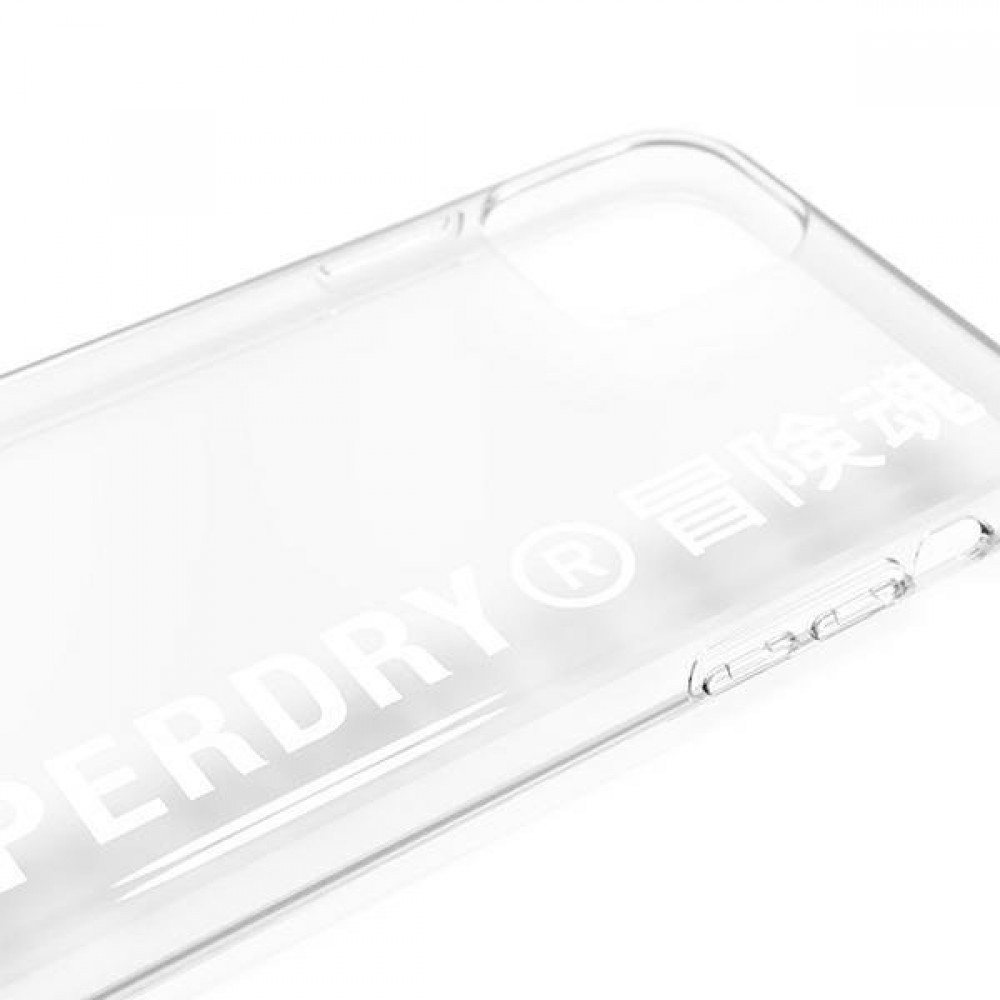 iPhone 11 Case Hülle - Superdry Clear Case transparent mit Logoaufdruck