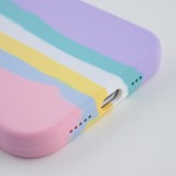 Coque iPhone 11 Pro Max - Soft Touch multicolors rose - Violet