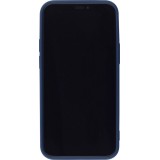 Coque iPhone 12 / 12 Pro - Silicone Mat - Bleu foncé