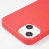 iPhone 15 Plus Case Hülle - Bio Eco-Friendly Vegan mit Handykette Necklace - Rot