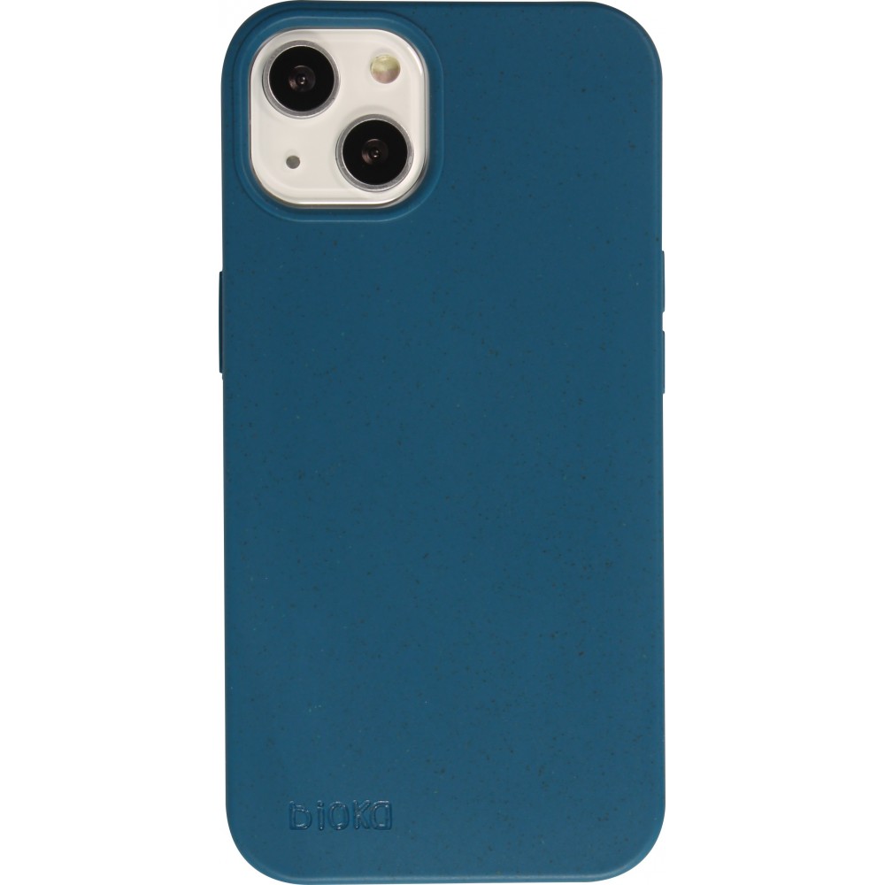 Hülle iPhone 14 Plus - Bioka Biologisch Abbaubar Eco-Friendly Kompostierbar blau