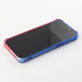 iPhone 15 Plus Case Hülle - Gummi Bumper Rainbow mit extra Schutz für Ecken Antischock - bleu - Rosa