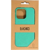 Hülle iPhone 14 Pro Max - Bioka Biologisch Abbaubar Eco-Friendly Kompostierbar - Türkis