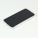 iPhone 15 Pro Case Hülle - Bumper Glass TPU Anti-Schock mit Acryl - Transparent