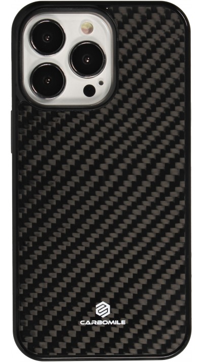 iPhone 15 Pro Max Case Hülle - Carbomile Carbon Fiber (Kompatibel mit MagSafe)