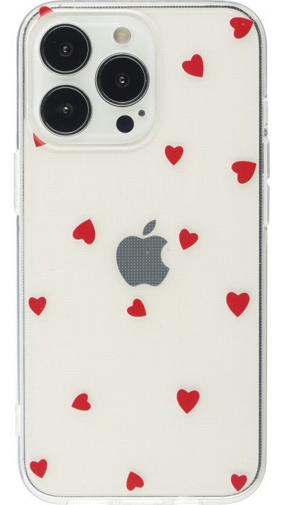 iPhone 14 Pro Max Case Hülle - Gummi kleines Herz